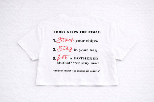 Better Than a Bothered Bitch Cropped Tee — White (PRE-SALE)